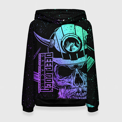 Женская толстовка Deep Rock Galactic - Dander Darkness Dwarves / 3D-Черный – фото 1