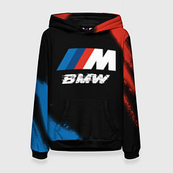 Толстовка-худи женская BMW BMW - Яркий, цвет: 3D-черный