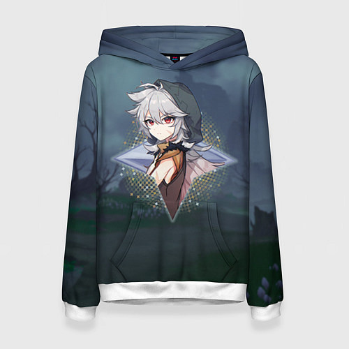 Женская толстовка Рэйзор Razor в примогеме, Genshin Impact Геншин им / 3D-Белый – фото 1