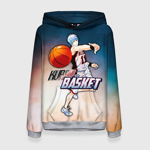 Женская толстовка Kuroko no basket Kuroko Tetsuya / 3D-Меланж – фото 1