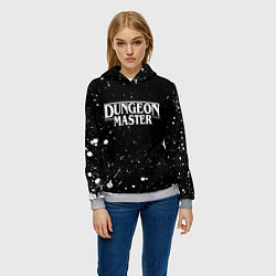 Толстовка-худи женская DUNGEON MASTER ГАЧИМУЧИ GACHIMUCHI, цвет: 3D-меланж — фото 2