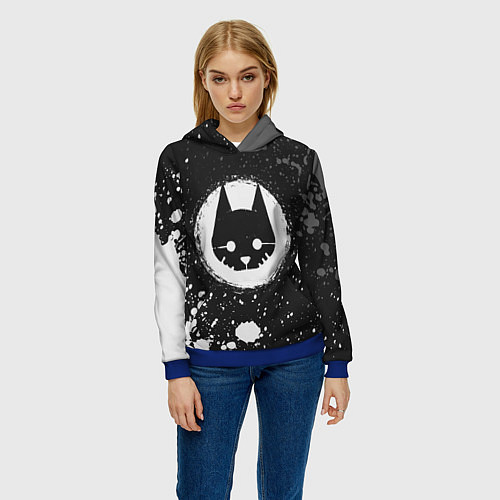 Женская толстовка Stray: Painting / 3D-Синий – фото 3