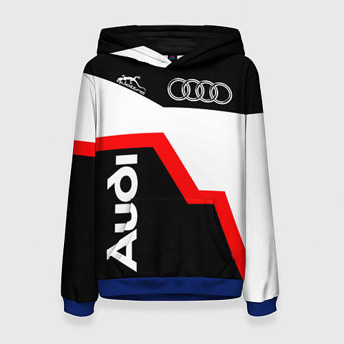 Женская толстовка AUDI полный привод / 3D-Синий – фото 1