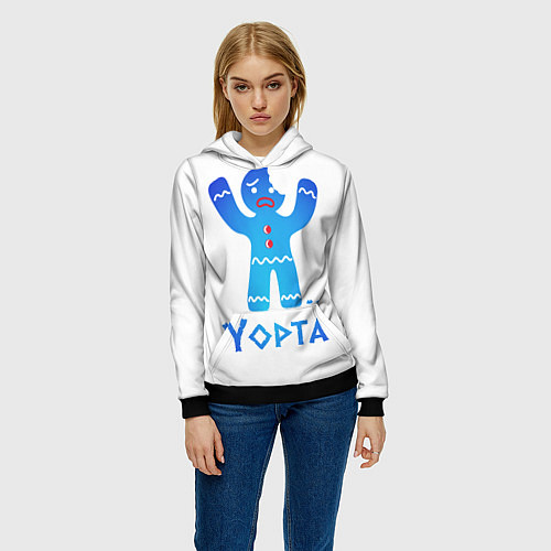 Женская толстовка Епта / 3D-Черный – фото 3