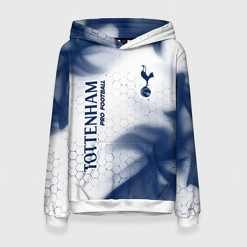 Женская толстовка TOTTENHAM HOTSPUR Pro Football - Пламя / 3D-Белый – фото 1