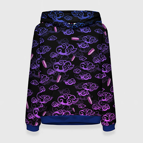 Женская толстовка ARCANE League Of Legends ТАТУИРОВКА JINX / 3D-Синий – фото 1
