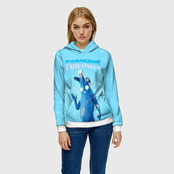Толстовка-худи женская Frozen Peely Банан, цвет: 3D-белый — фото 2