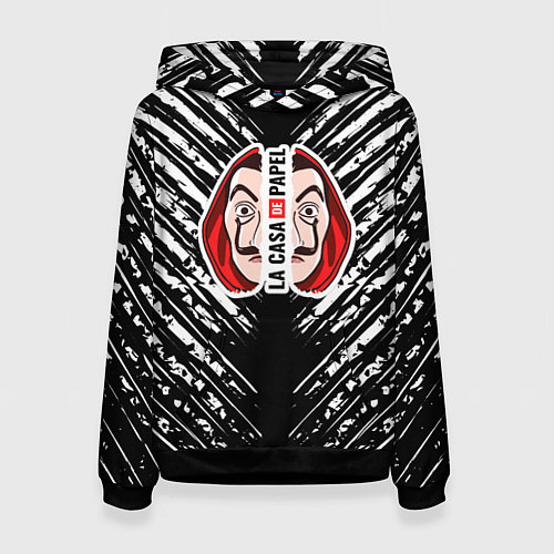 Женская толстовка La Casa de Papel - Tokyo / 3D-Черный – фото 1