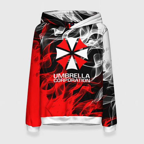 Женская толстовка Umbrella Corporation Fire / 3D-Белый – фото 1