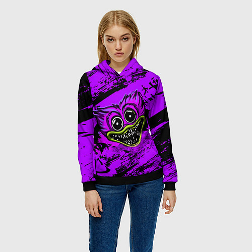 Женская толстовка Хаги Ваги 2022 New / 3D-Черный – фото 3