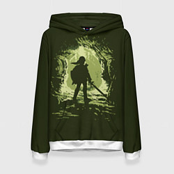 Толстовка-худи женская Link арт, цвет: 3D-белый