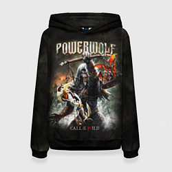 Толстовка-худи женская Powerwolf Call of the Wild, цвет: 3D-черный