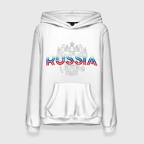 Женская толстовка Russia Sport Team / 3D-Белый – фото 1