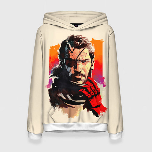 Женская толстовка Босс с повязкой / 3D-Белый – фото 1