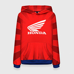 Женская толстовка Honda красные линии