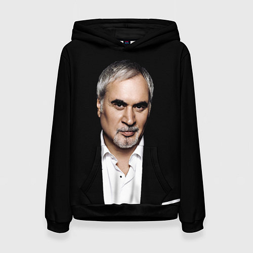 Женская толстовка МЕЛАДЗЕ НА ЧЕРНОМ ФОНЕ / 3D-Черный – фото 1