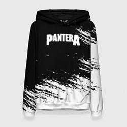 Толстовка-худи женская Pantera Logo, цвет: 3D-белый