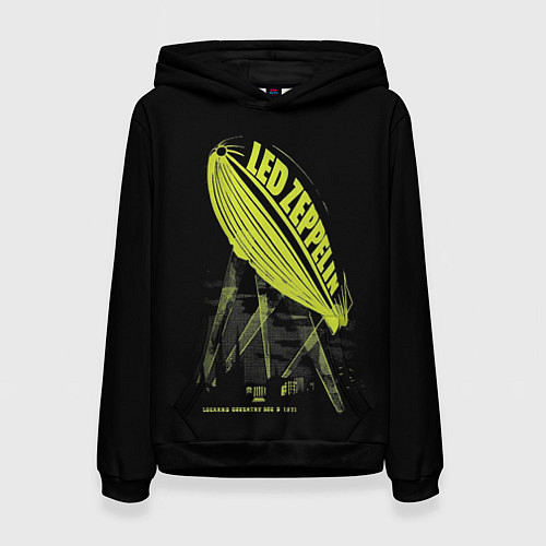 Женская толстовка Led Zeppelin Лед Зеппелин / 3D-Черный – фото 1