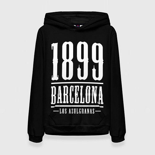 Женская толстовка Barcelona 1899 Барселона / 3D-Черный – фото 1