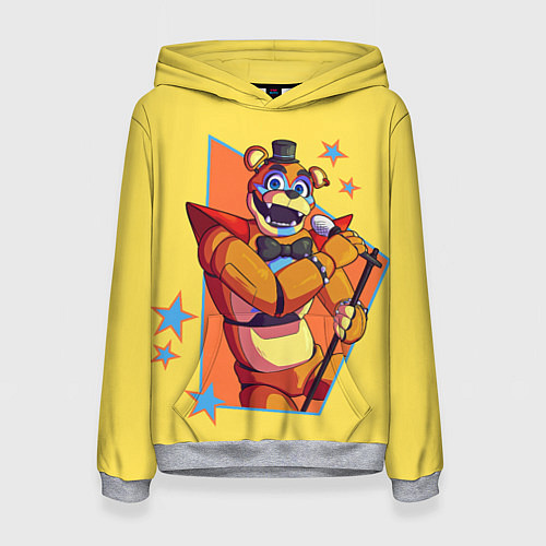 Женская толстовка Funny UCN Freddy / 3D-Меланж – фото 1