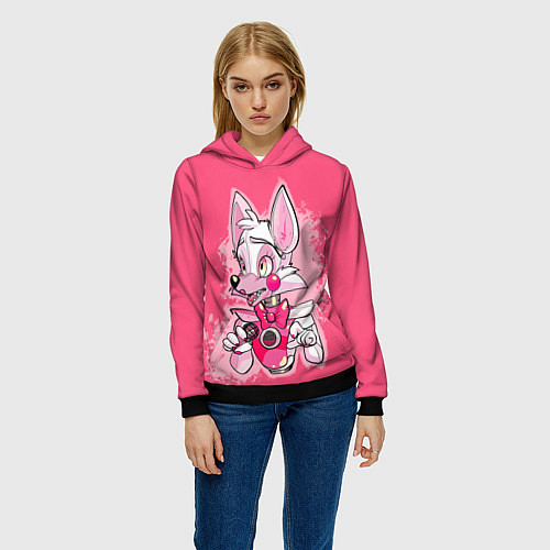 Женская толстовка Funtime Foxy / 3D-Черный – фото 3