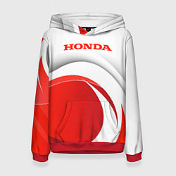 Толстовка-худи женская Хонда HONDA, цвет: 3D-красный