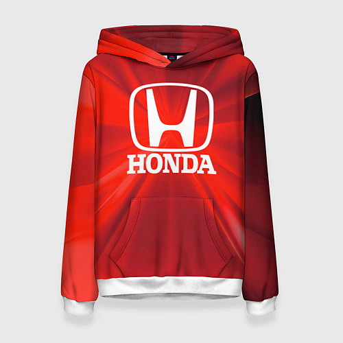 Женская толстовка Хонда HONDA / 3D-Белый – фото 1