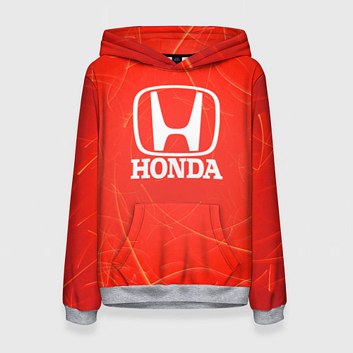 Женская толстовка Honda хонда / 3D-Меланж – фото 1