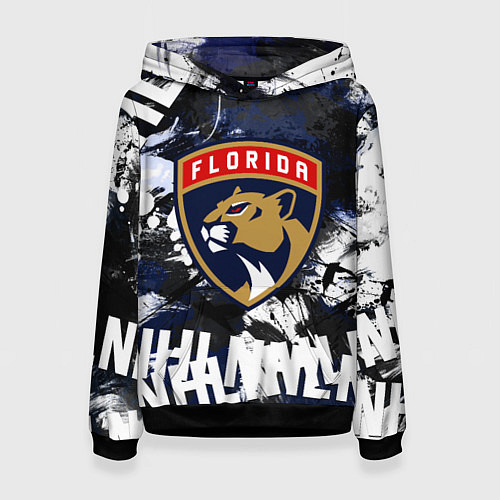 Женская толстовка Florida Panthers, Флорида Пантерз / 3D-Черный – фото 1