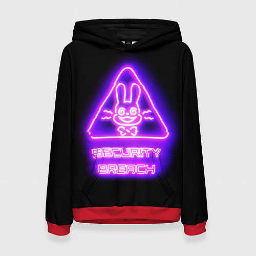 Женская толстовка Five Nights at Freddys: Security Breach логотип / 3D-Красный – фото 1