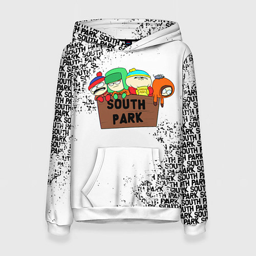 Женская толстовка Южный парк - персонажи South Park / 3D-Белый – фото 1
