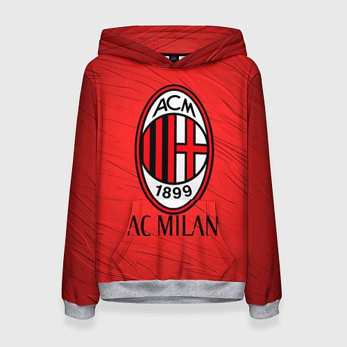 Женская толстовка Ac milan милан / 3D-Меланж – фото 1