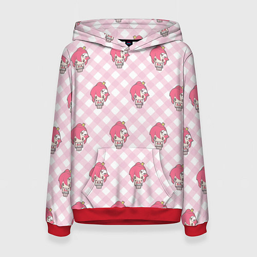 Женская толстовка Yoko pattern / 3D-Красный – фото 1