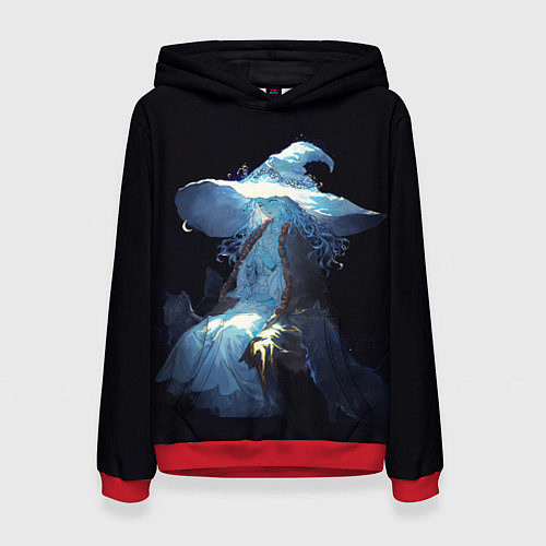 Женская толстовка Ранна с волками Elden Ring / 3D-Красный – фото 1