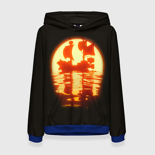 Женская толстовка Саузенд Санни Ван Пис / 3D-Синий – фото 1