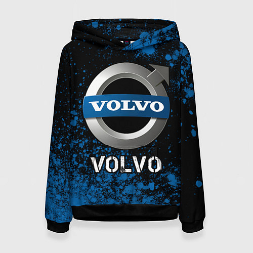 Женская толстовка ВОЛЬВО Volvo Арт / 3D-Черный – фото 1
