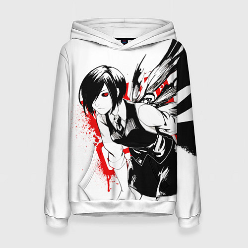 Женская толстовка ТОУКА TOKYO GHOUL / 3D-Белый – фото 1