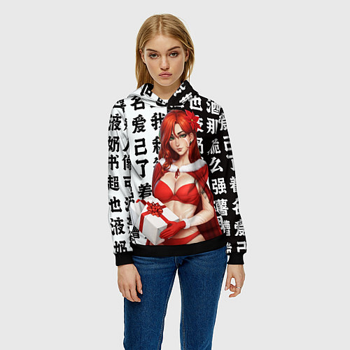 Женская толстовка Винрейнджер WR Дота 2 WHITE Black / 3D-Черный – фото 3