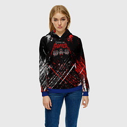 Толстовка-худи женская Babymetal baby metal, цвет: 3D-синий — фото 2