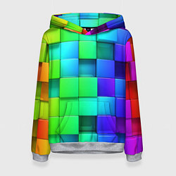 Женская толстовка Color geometrics pattern Vanguard