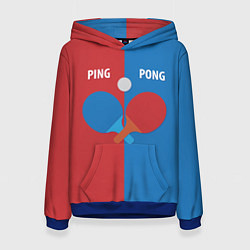Женская толстовка PING PONG теннис