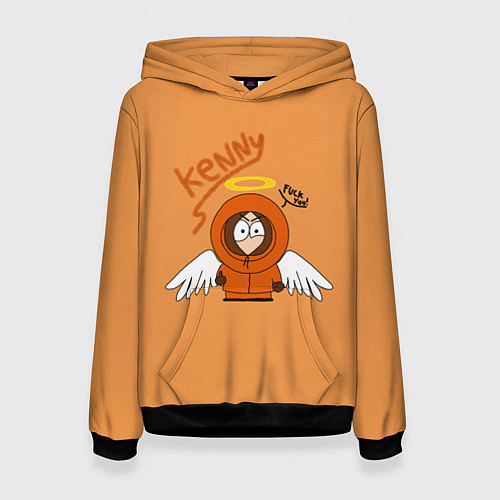 Женская толстовка Южный парк - Кенни Kenny / 3D-Черный – фото 1