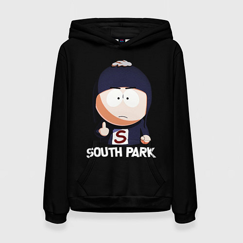 Женская толстовка South Park - мультфильм Южный парк / 3D-Черный – фото 1