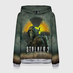 Толстовка-худи женская S T A L K E R 2 Heart of Chernobyl Сталкер 2 Сердц, цвет: 3D-меланж