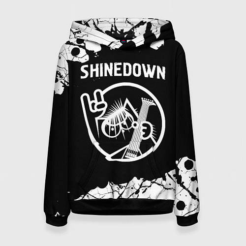 Женская толстовка Shinedown КОТ Краска / 3D-Черный – фото 1