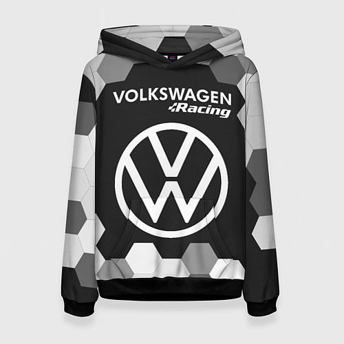 Женская толстовка VOLKSWAGEN RACING Графика / 3D-Черный – фото 1