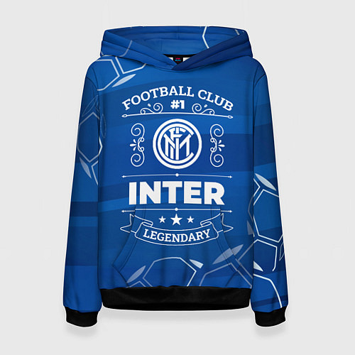 Женская толстовка Inter FC 1 / 3D-Черный – фото 1