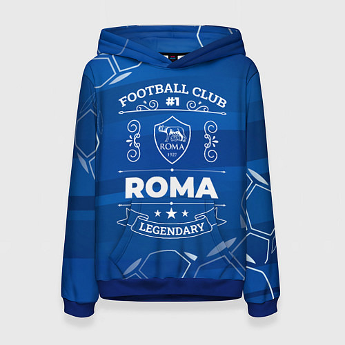 Женская толстовка Roma FC 1 / 3D-Синий – фото 1