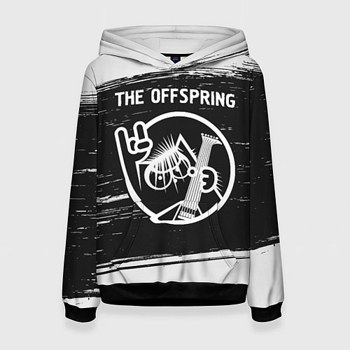 Женская толстовка The Offspring КОТ Краска / 3D-Черный – фото 1