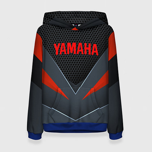 Женская толстовка YAMAHA ТЕХНОЛОГИЧЕСКАЯ БРОНЯ / 3D-Синий – фото 1